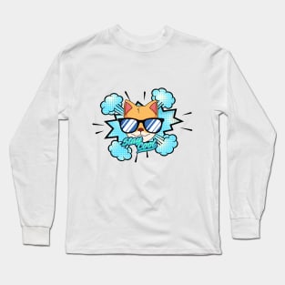 Stay cool cat Long Sleeve T-Shirt